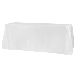 White Rectangular Linen 90 x 132