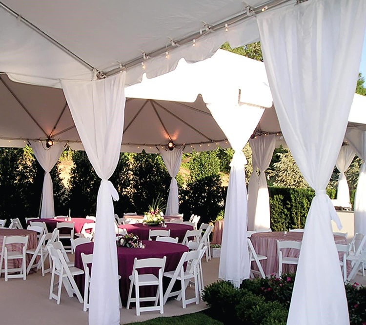 Tent Leg Drape